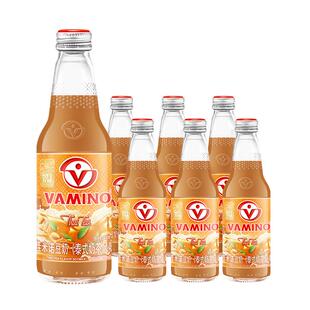 vamino哇米诺泰国泰式奶茶豆奶饮料早餐下午茶玻璃瓶装300ml*6瓶