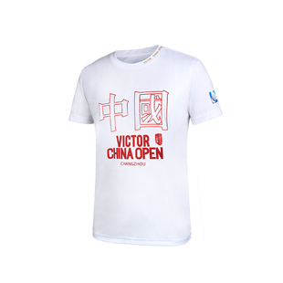 威克多VICTOR胜利羽毛球服中国公开赛限量T恤短袖T-CO2401 CO2402