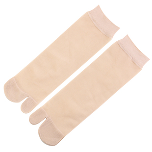 夏季人字拖丝袜子两指大脚指头袜子中筒二趾袜女薄款丝袜露脚趾女