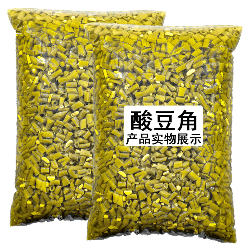 原味泡酸豆角不含水酸缸豆酸辣豆角商用整箱批发下饭菜咸菜腌菜酸