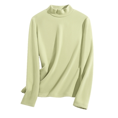 都市丽人德绒打底衫女半高领内搭