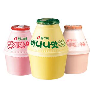 宾格瑞香蕉牛奶韩国进口坛子奶哈密瓜草莓牛奶饮料早餐儿童学生奶