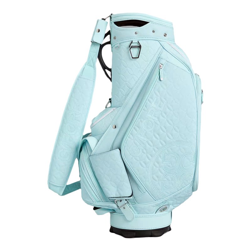 代购GFORE MOSAIC QUILTED TOUR晴空蓝马赛克图案专业高尔夫球包