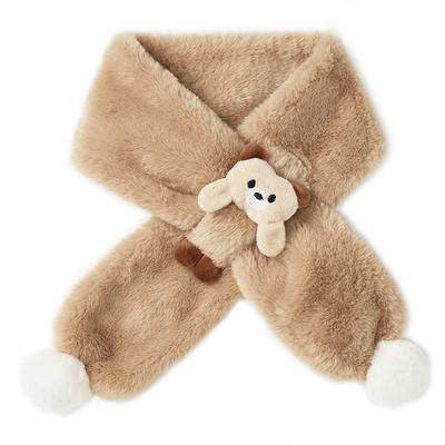 贝肽斯儿童冬季毛绒围巾