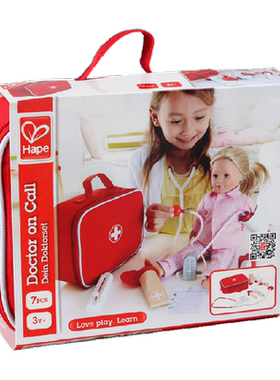 Hape3岁益智医生玩具互动玩法