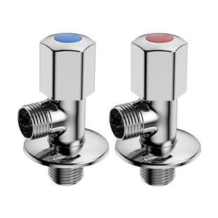 九牧三角阀加厚全铜冷热止水阀开关加长家用热水器马桶大流量八字