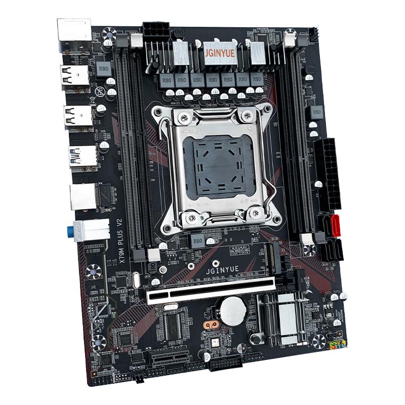 【正品】精粤 X79M-G ARGB主板白色台式机至强2011针E5V2CPU电脑