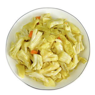 台州特产烹知府开胃花菜梗怀旧妈妈菜 凉菜酸脆爽口泡菜开袋即食