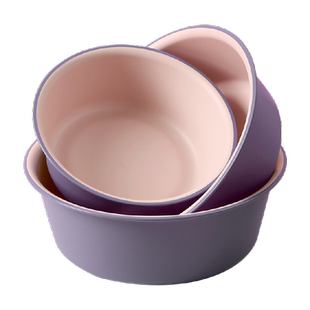 达福芮洗脸盆塑料家用大中小盆婴儿学生宿舍洗衣洗脚洗菜盆3只