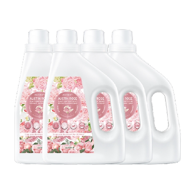 柚慕玫瑰洗衣液2.25L×4瓶×1组