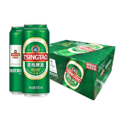 青岛啤酒啤酒550ml×24罐×1组