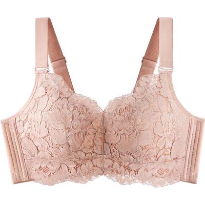 千奈美无钢圈大胸显小内衣女