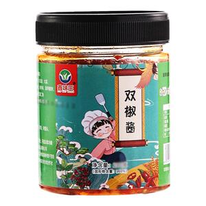 鑫味王双椒酱双色蒜蓉辣椒酱下饭菜剁椒酱青红椒拌饭神器湖南特产