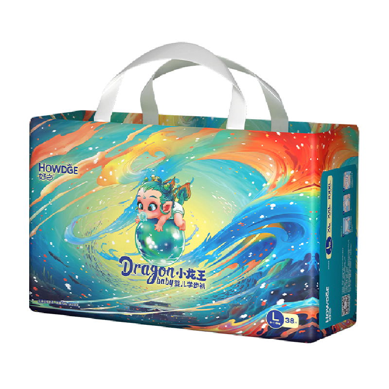 好之小龙王拉拉纸尿裤超薄透气尿不湿护臀亲肤清新旗舰