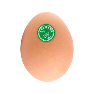 印刷定制现货土鸡蛋标签圆形不干胶商标贴纸富硒定做鸵鸟蛋笨鸡蛋