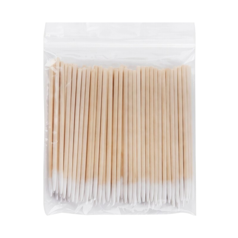 纹绣专用尖头棉签美睫棉棒美容院圆头眼线桦木棒棉签化妆工具用品