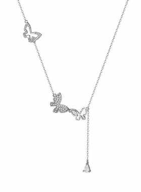 纯银不掉色蝴蝶项链~~仙气飘飘~~