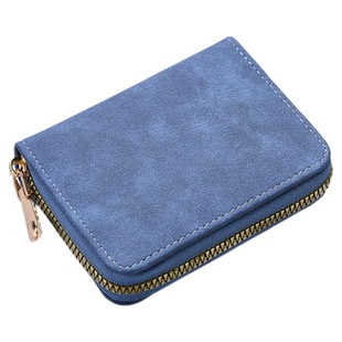 卡包女款大容量多卡位卡夹男防消磁卡套证件收纳拉链卡片包零钱包