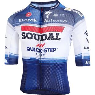 蝎子castelli男夏快步职业队版领骑轻破风骑行服短袖上衣4233002