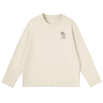 真维斯纯棉长袖t恤男国潮新中式