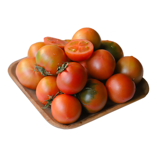 于洛先生的铁皮柿子紫春桃小番茄西红柿盐碱地蔬菜水果可生吃应季