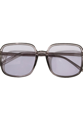 韩版大框偏光墨镜男女潮圆脸显瘦茶色ins网红时尚防紫外线太阳镜