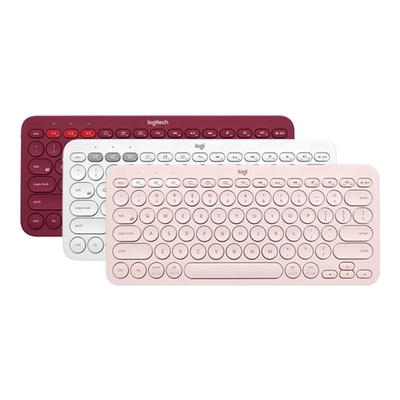 罗技K380无线蓝牙网红键盘电脑iPad办公静音多设备连接轻薄便携