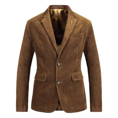 复古古着经典港风日系灯芯绒西装