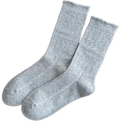 女潮网红款堆堆袜修饰腿型花边袜