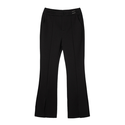 VIEA.ING薇迎商场同款黑色开叉裤