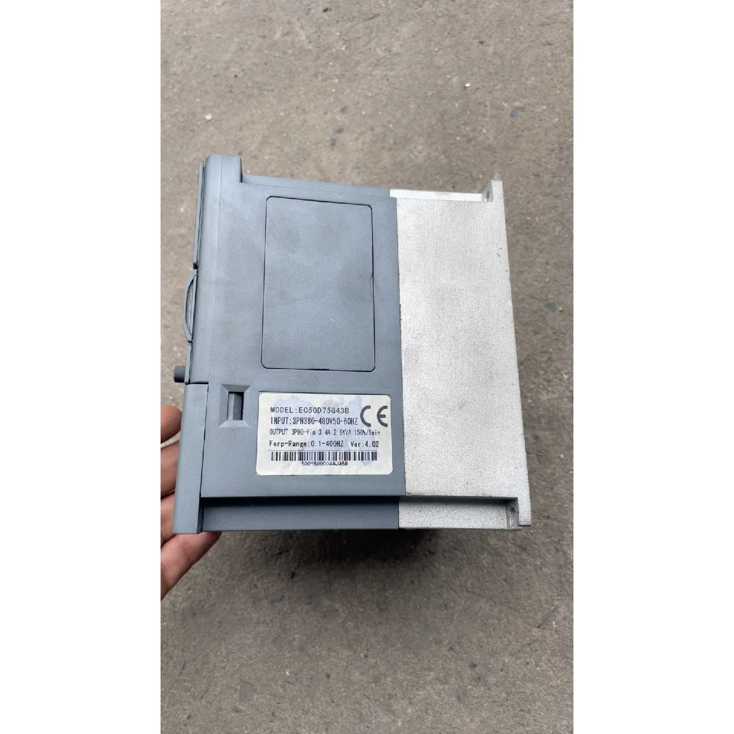 议价易控变频器EC50D75G43B 0.75KW 380V三