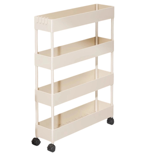 门后超薄夹缝置物架卫生间多层落地可移动小推车浴室极窄架子厨房