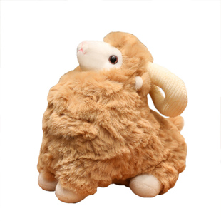 可爱小羊毛绒玩偶睡觉抱枕娃娃抱睡公仔安抚床上女孩玩具生日礼物