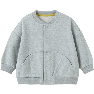 papa春季糯米棉宝宝外套软糯休闲