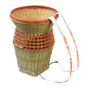 竹编婴儿背篼宝宝背篓竹背筐大号竹背篼手工竹编背篼娃娃背竹制品