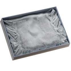 银桑INESANCE22姆米重磅长款真丝睡裙蕾丝宽松轻奢桑蚕丝女士睡衣