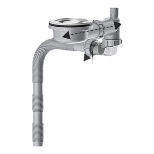 洗衣槽下水器 110mm陶瓷盆大理石洗衣池落水阳台水槽漏斗排水管