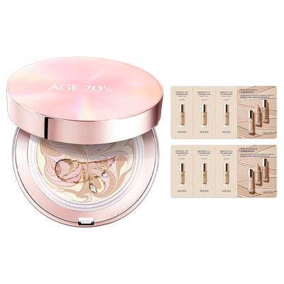 保湿提亮爱敬气垫立体精华拉花