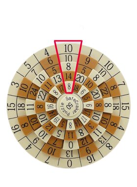 益智数字50圆盘转盘十级烧脑玩具