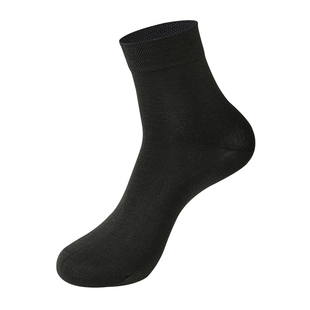 恒源祥袜子男士夏季薄款纯棉吸汗防臭透气中筒袜丝袜商务男袜夏款