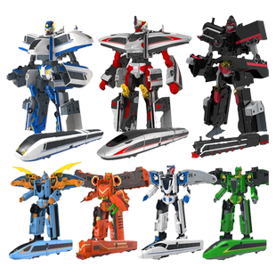 列车超人寒星复兴号仿真火车模型玩具变形高铁动车儿童礼物男孩子