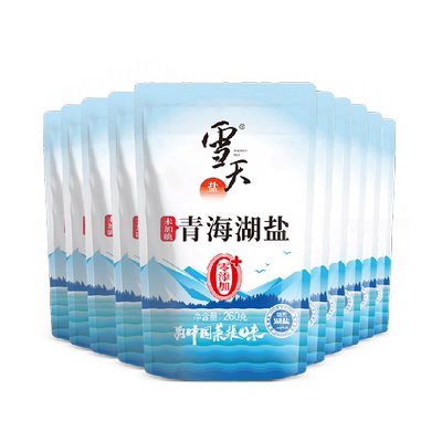 雪天盐未加碘食盐260g×10包
