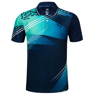 新款乒乓球运动服男女短袖套装速干训练比赛服定制羽毛球上衣队服