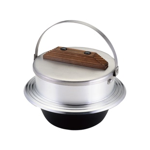 日本制UNIFLAME 户外露营羽釜汤锅煮饭锅