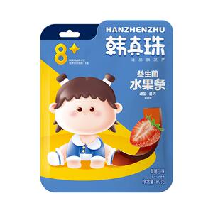 韩真珠益生菌水果条蓝莓无添加儿童零食
