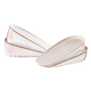 单鞋增高鞋垫女不累脚高跟鞋隐形增高垫小个子后跟内增高垫半码垫