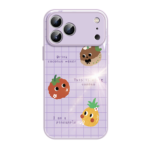 适用苹果17手机壳新款外壳2025磁吸支架iPhone17pro带挂绳保护套17promax系列超好看ip高级版女air爆款pm网红