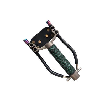 战匠工坊全钛合金双卡四卡弹弓