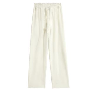 秋冬季加绒加厚阔腿裤子女小个子直筒宽松显瘦百搭灯芯绒休闲长裤