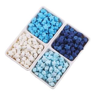 手工星星成品 幸运星折纸星星成品 夜光星星成品折叠夜光星星折纸